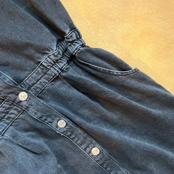 Black denim dress - Picture 6 of 7